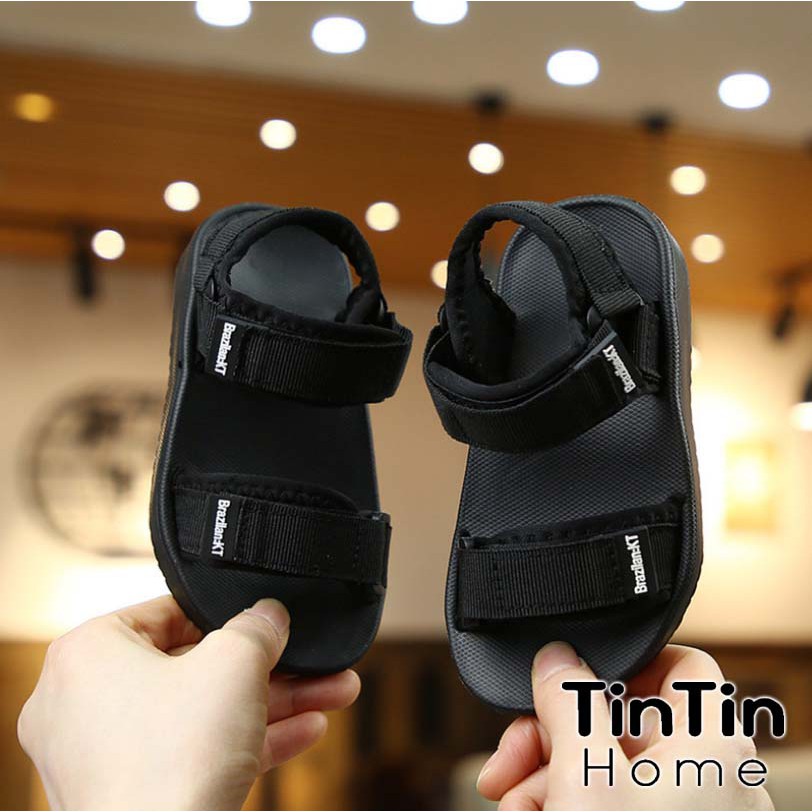 SANDAL BÉ TRAI, BÉ GÁI BRAZILIAN VẢI DÙ ĐẾ CAO SU CHỐNG TRƯỢT CHỐNG HÔI CHÂN, DÉP SANDAL CHO BÉ ĐI CHƠI ĐI HỌC DTE06