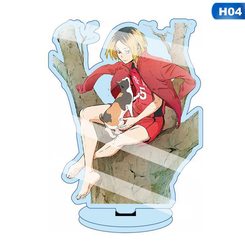 flowersqueen Giá Đỡ Mô Hình Acrylic Thiết Kế Nhân Vật Anime Haikyuu