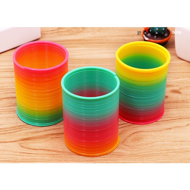 Đồ chơi cầu vồng ma thuật, lò xo phát triển trí tuệ, trí thông minh, đồ chơi cho bé, trẻ em