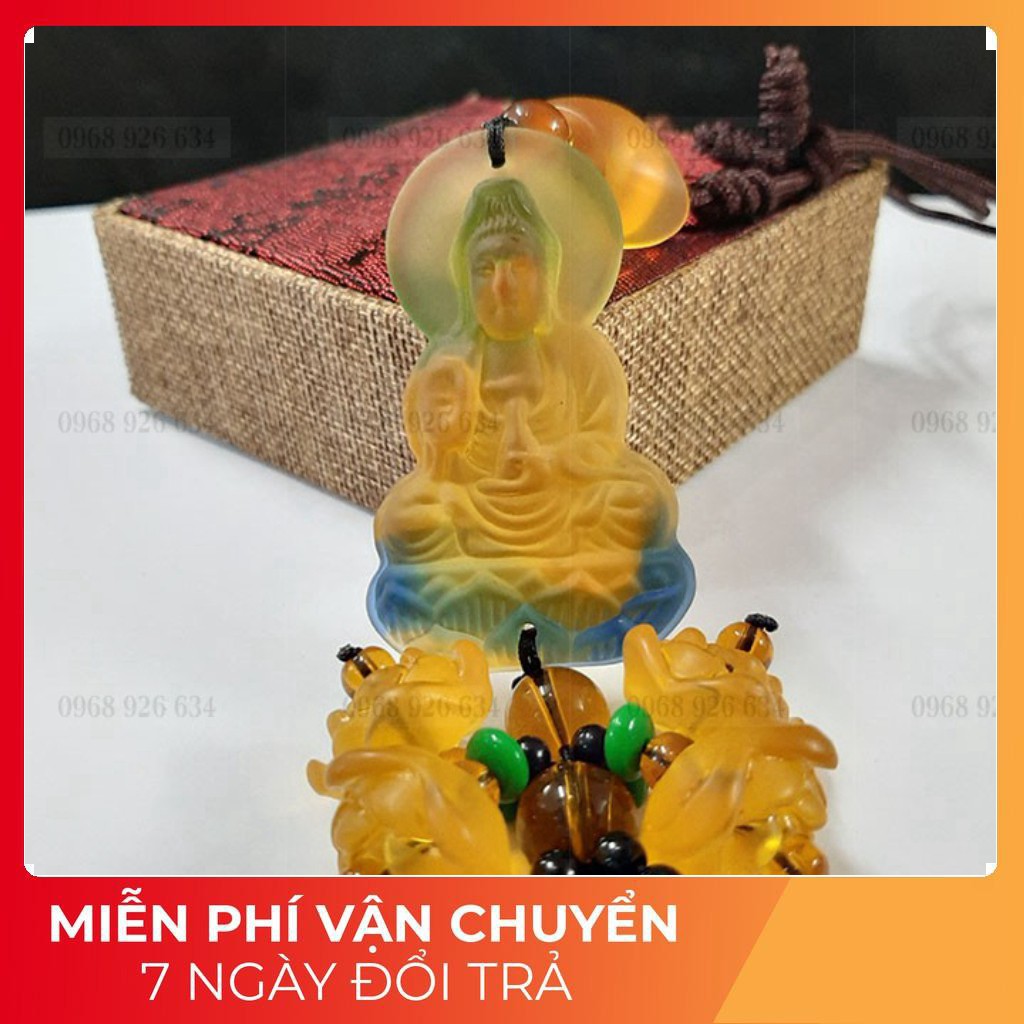 Khánh treo ô tô ⚡️FREESHIP⚡️Dây treo ô tô phong thủy Phật Quan Âm