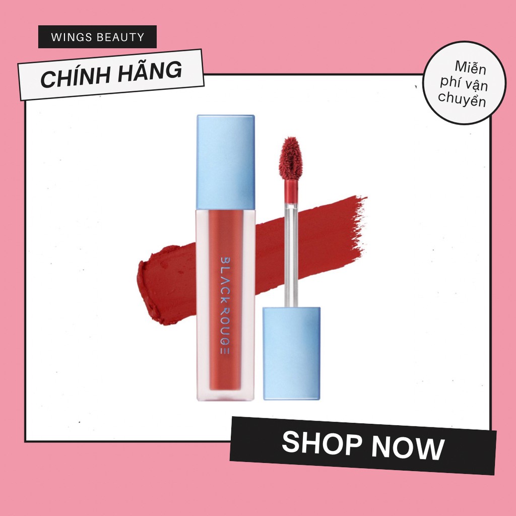 [MUA 1 TẶNG 1 Sample] TEM CHÍNH HÃNG - BLACK ROUGE - Son kem Airfit Velvet Ver 4,5,6