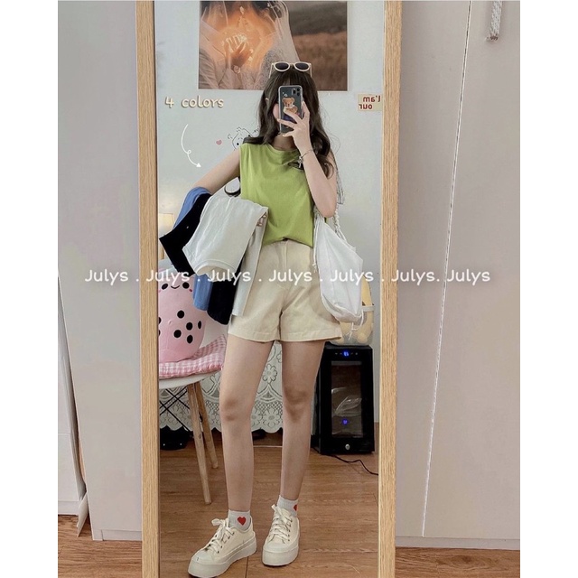 Áo tank top trơn bazic