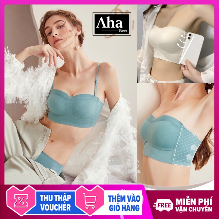 Áo ngực không dây AKD07 , Áo lót vải su mềm mịn mỏng nhẹ , siêu mát, mặc được nhiều kiểu [Aha Store]