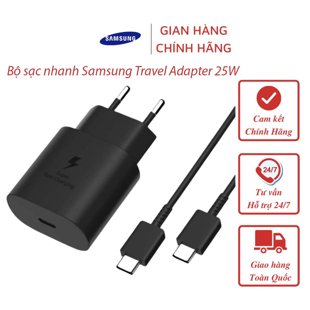 Bộ sạc nhanh Samsung Travel Adapter 25W - Chính Hãng