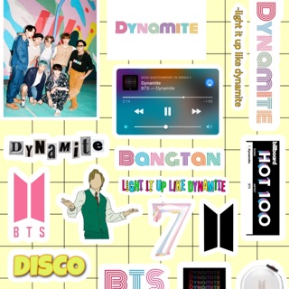 Sticker BTS - Sticker BTS Dynamite