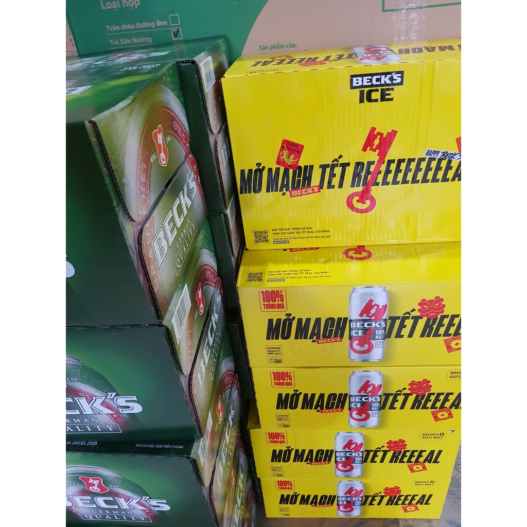 Bia beck's Ice thùng 24 lon 330ml