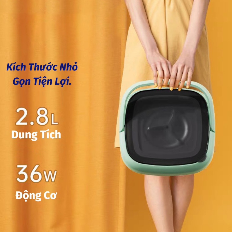 Máy Giặt Mini Máy Vắt Quần Áo Thông Minh Khử Khuẩn Không Làm Hại Quần Áo Moda.H