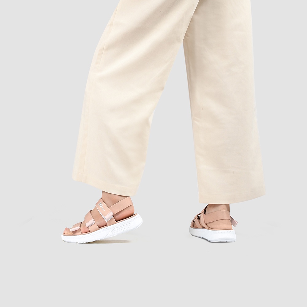 Giày sandal nữ đi học đẹp 3 quai ngang đế cao 2 phân SD BQ040