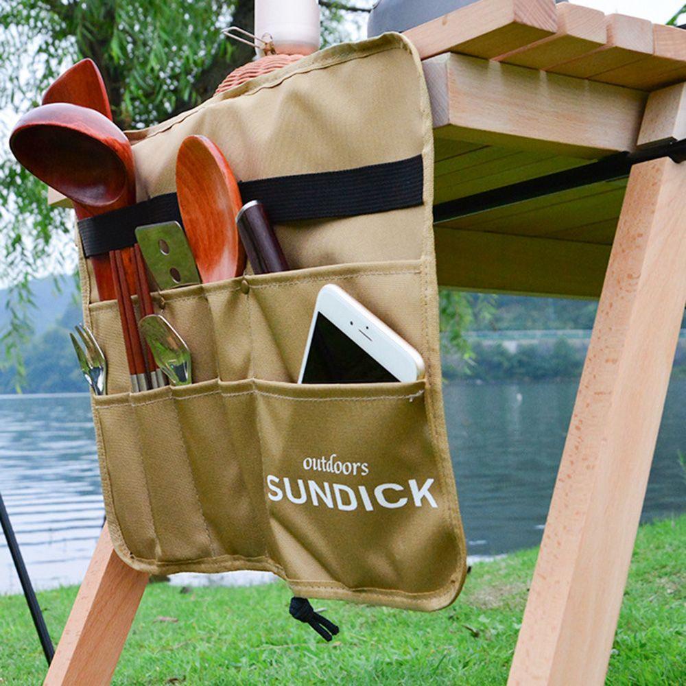 Túi Vải Oxford Có Móc Treo Dùng Để Đựng Dụng Cụ Nấu Ăn Khi Đi Cắm Trại