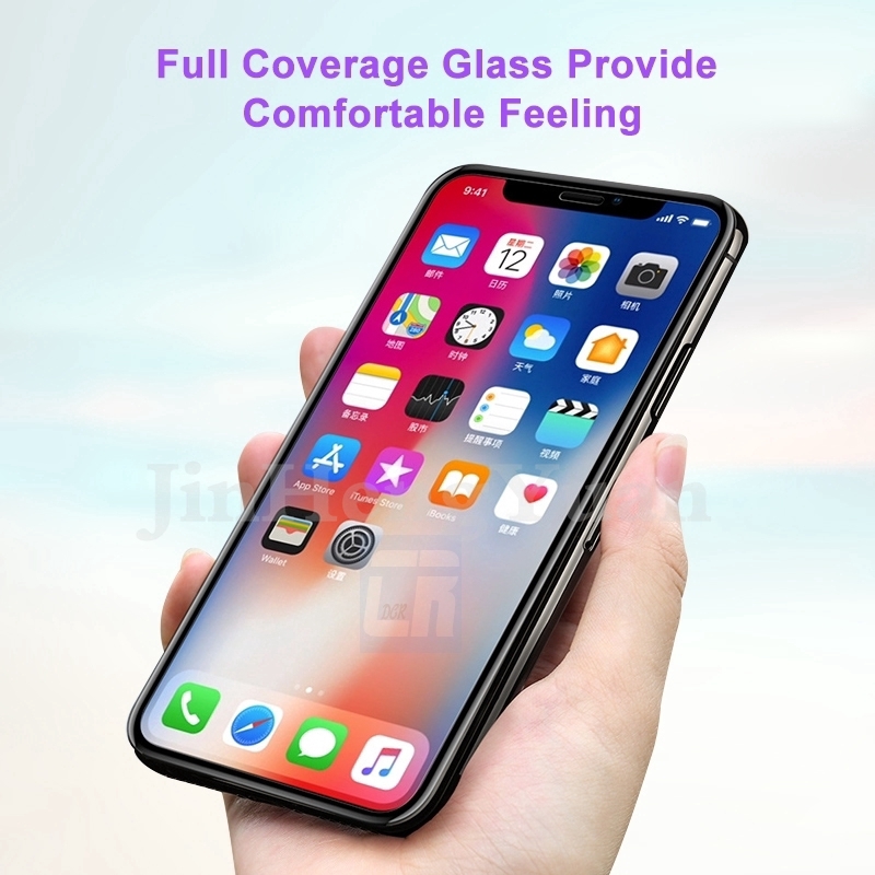 Miếng kính cường lực 9H chống ánh sáng xanh trong suốt bảo vệ cho IPhone X XR XS 11 12 Pro Max Mini 6 6s 7 8 Plus
