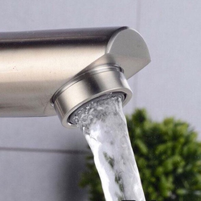 Vòi Lavabo Tròn Nóng Lạnh Inox304
