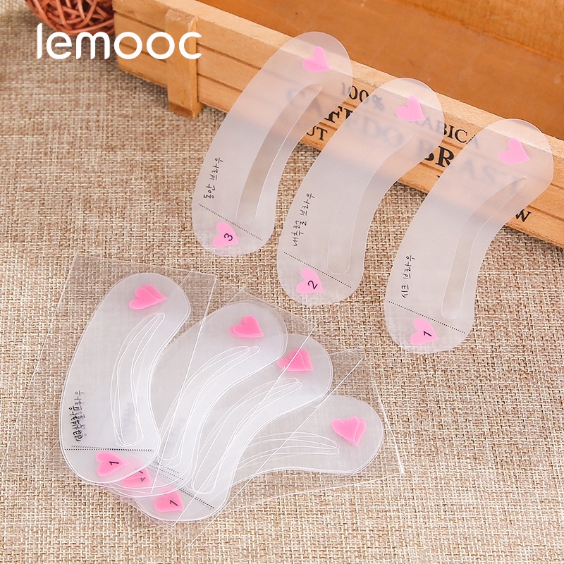 [Hàng mới về] Set 3 khuôn vẽ lông mày mini tiện dụng