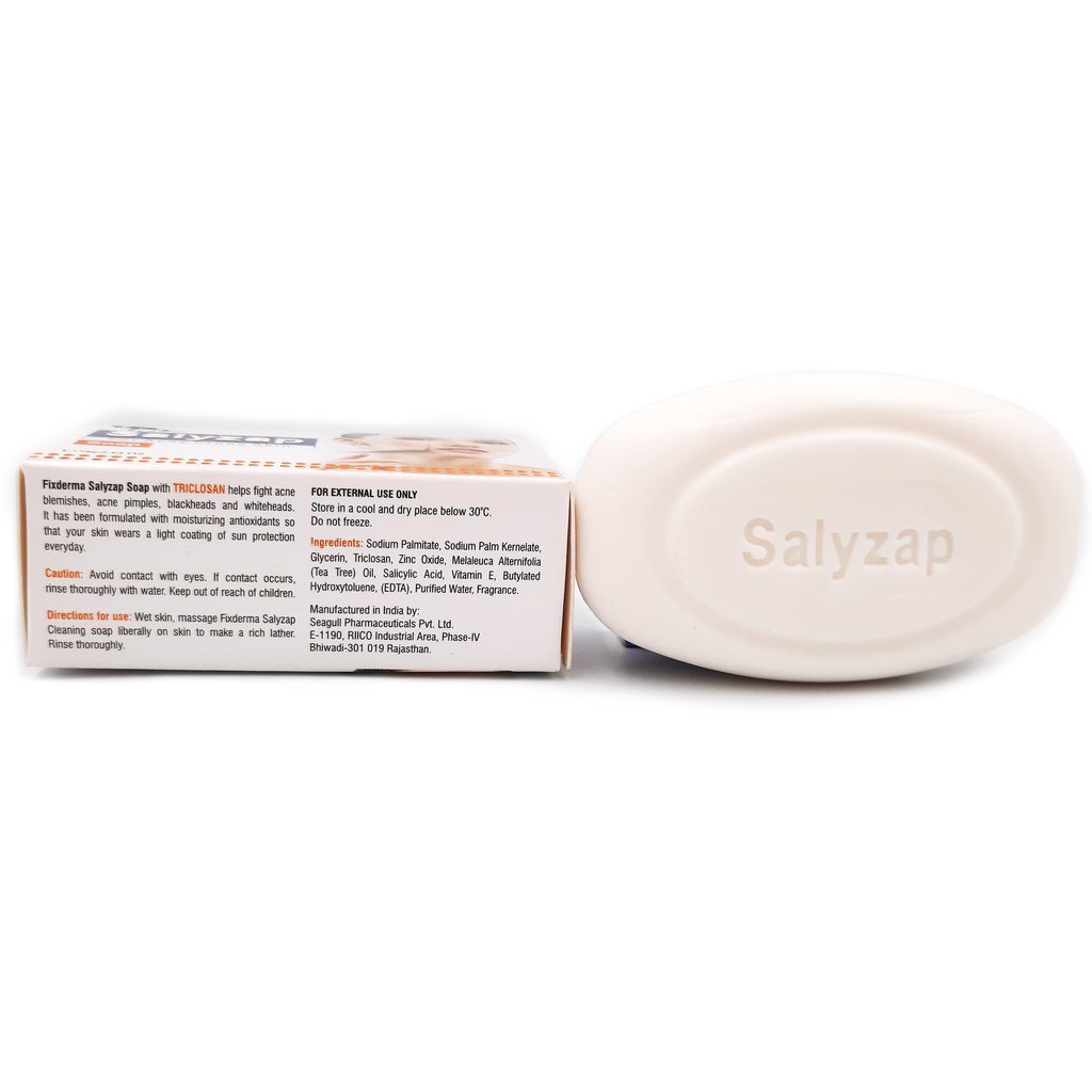 Xà Phòng Giảm Mụn Mờ Thâm Nám Fixderma Salyzap Soap (30g-75g)