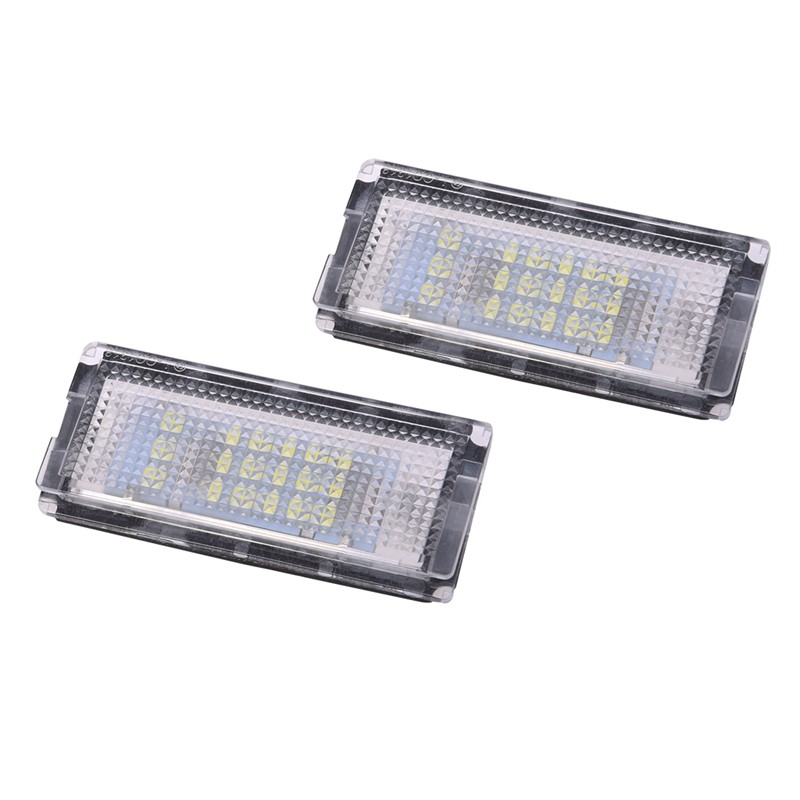 Set 2 đèn led 18 bóng soi biển số chuyên dụng cho xe ô tô BMW E46