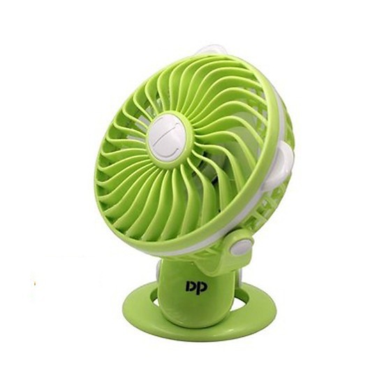 Quạt sạc tích điện kết hợp chân kẹp DP-7608 cao cấp - Điện Việt