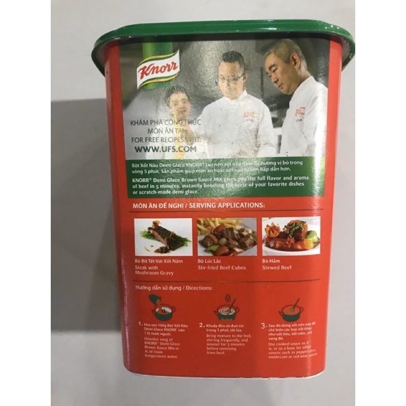 Bột xốt nâu Demi Glace chính hãng Loại 1