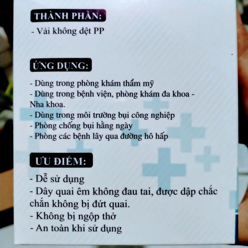 Khẩu Trang Y Tế 4 Lớp Vải PP