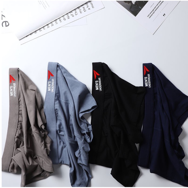 [Hộp 4 Cái] Quần lót boxer nam Men's UnderWear kháng mùi kháng khuẩn ,quần sịp đùi nam cotton cao cấp siêu đẹp.