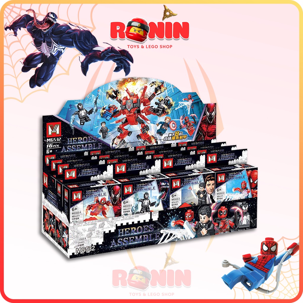 Bộ Đồ Chơi Lắp Ráp Spiderman Chiến Giáp Người Nhện Venom - Carnage