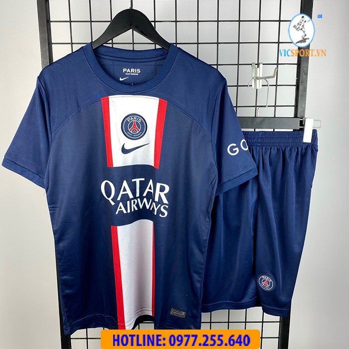 Quần Áo Bóng Đá CLB PSG 2022-2023 Paris Saint-Germain - Hàng Thái Lan - Vải Mè Cao Cấp - Vicsport