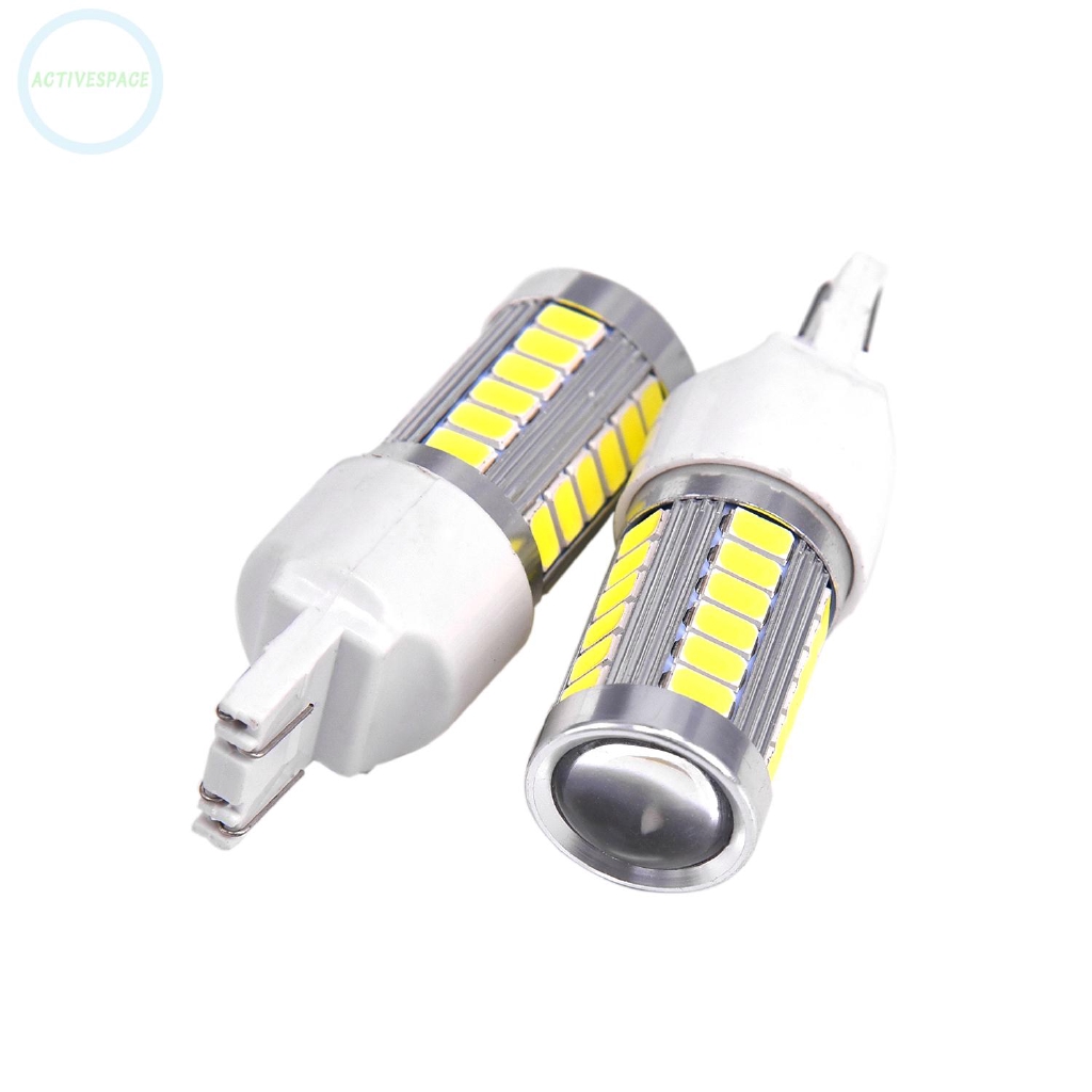 Set 2 đèn LED báo lùi xe hơi màu trắng T20 7443 7440 5630 33SMD 6.6W siêu bền