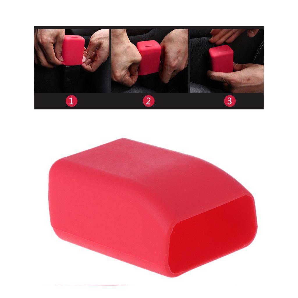 MAYSHOW Vỏ Silicon Bọc Dây Đai An Toàn Xe Hơi Chống Trầy Xước Tiện Dụng Ốp