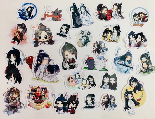 Sticker ma đạo tổ sư 30-60 cái mẫu ngẫu nhiên