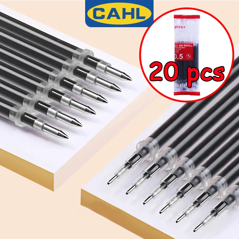 Set 20 Ruột Bút Mực Nước Thay Thế 0.5mm Màu Đen / Đỏ / Xanh