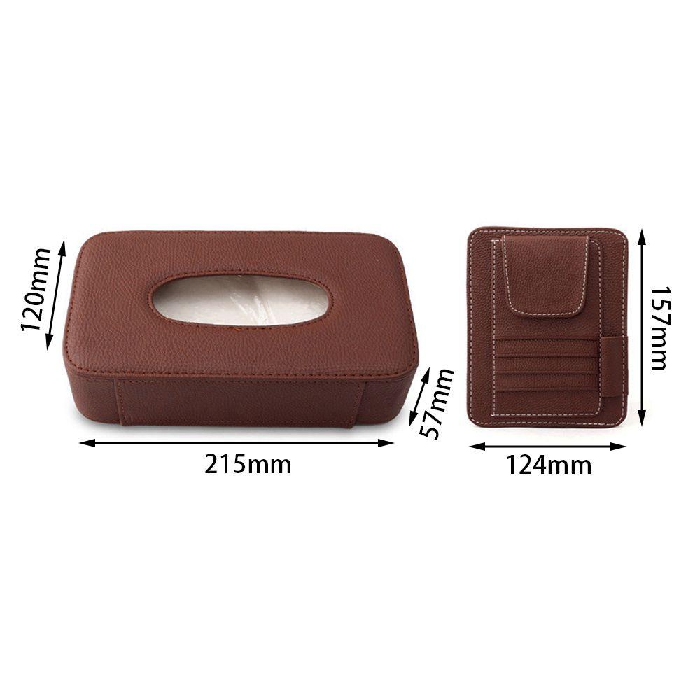 LET Túi Đựng Thẻ / Tài Liệu / Kính Mát / Thẻ Gắn Tấm Che Nắng Xe Hơi Gọn Gàng Tiện Lợi