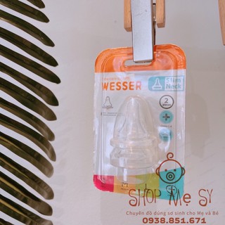 Wesser- núm vú cổ hẹp vỉ 2 cái siêu mềm