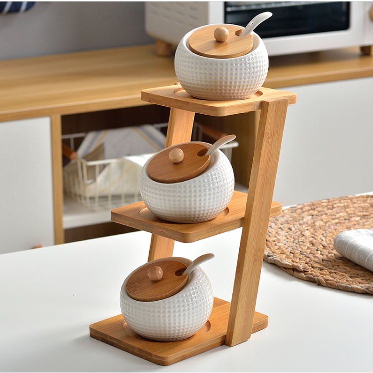 Khay Đựng Gia Vị Gốm Sứ