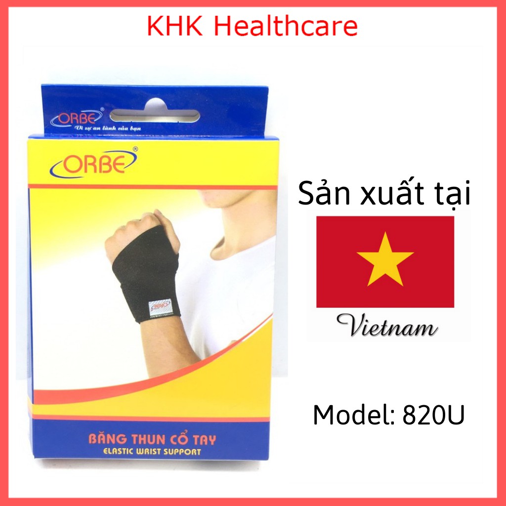 Băng thun cồ tay Orbe chăm sóc chấn thương, sản xuất tại Việt Nam