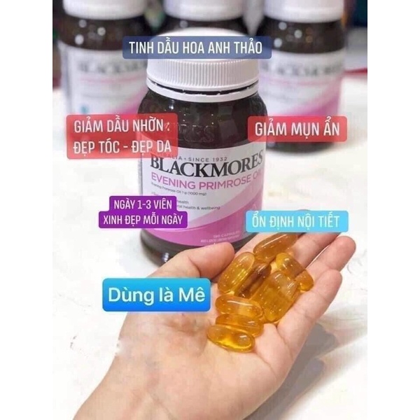 Hoa Anh Thảo Blackmores Evening Primrose Oil 190 Viên