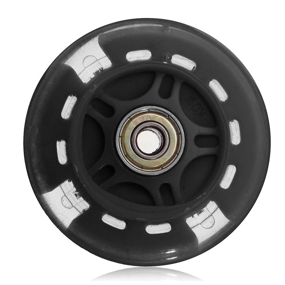 Bánh xe trượt scooter Mini có đèn LED nhấp nháy 120mm gắn phía sau
