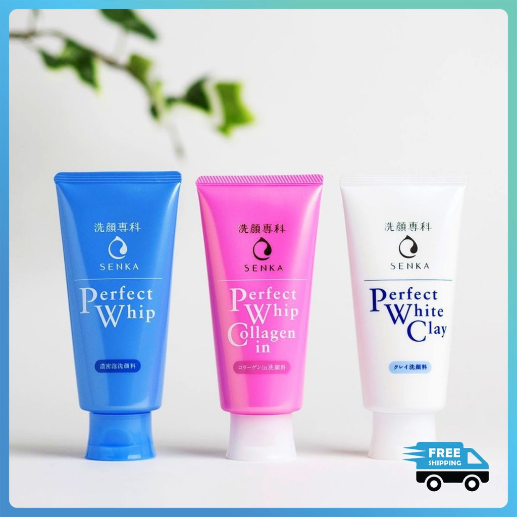 Sữa Rửa Mặt Tạo Bọt SENKA PERFECT WHIP 120G Senka Perfect Whip Collagen Đất Sét | BigBuy360 - bigbuy360.vn