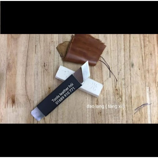 Dao lạng mép da , tăng xê thép gió - dụng cụ làm đồ da handmade