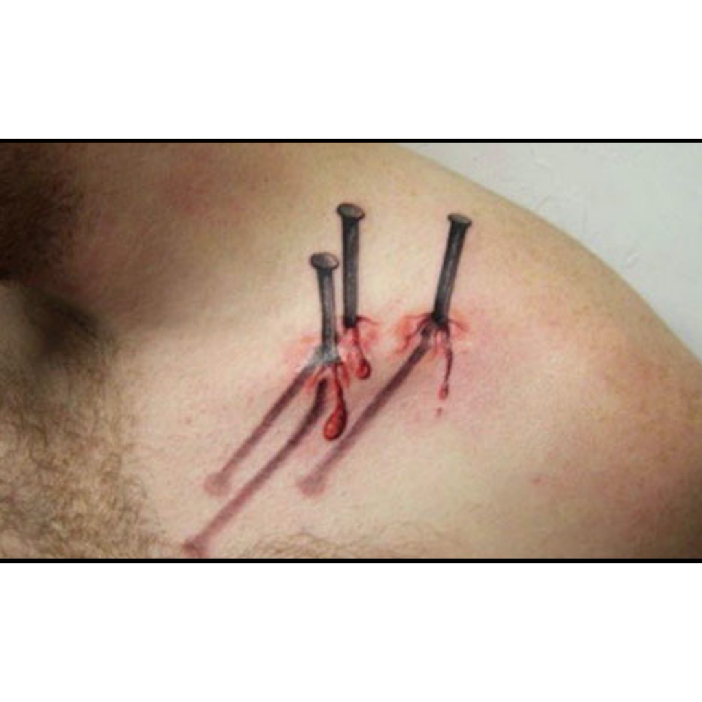 Hình xăm dán chủ đề halloween 10x6cm