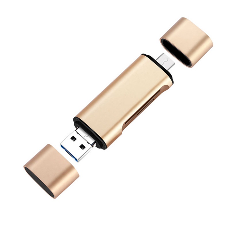 Đầu Đọc Thẻ Nhớ Micro USB Type C Mircro Bằng Hợp Kim