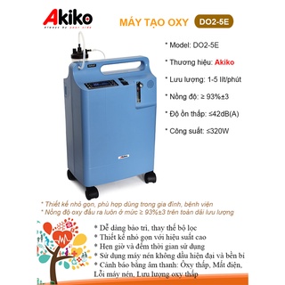 Máy tạo oxy 5 lít/phút akiko do2-5e
