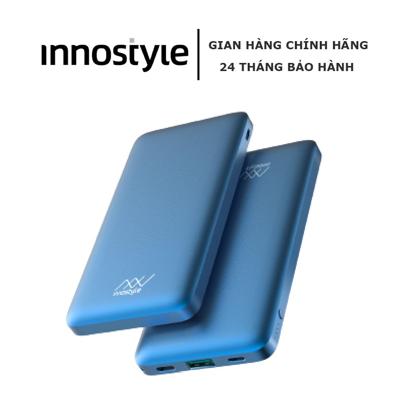 PIN SẠC DỰ PHÒNG INNOSTYLE POWERGO PRO 10000MAH (PD 18W + QC3.0 18W) DARK BLUE – IP18PD-BLU