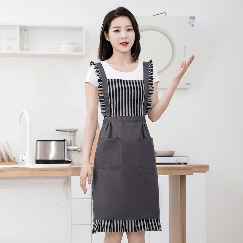 Tạp Dề Công Chúa Chất Liệu Cotton Thoáng Khí Dễ Thương Cho Nữ 0801