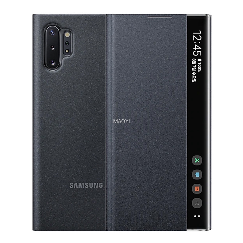 Ốp điện thoại nắp lật tráng gương cho Samsung Galaxy Note10 Note10PLUS Note X Note10 Note 10 PLUS NoteX