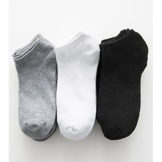 Combo 2 Đôi Tất Trơn Nam Nữ Cổ Ngắn
