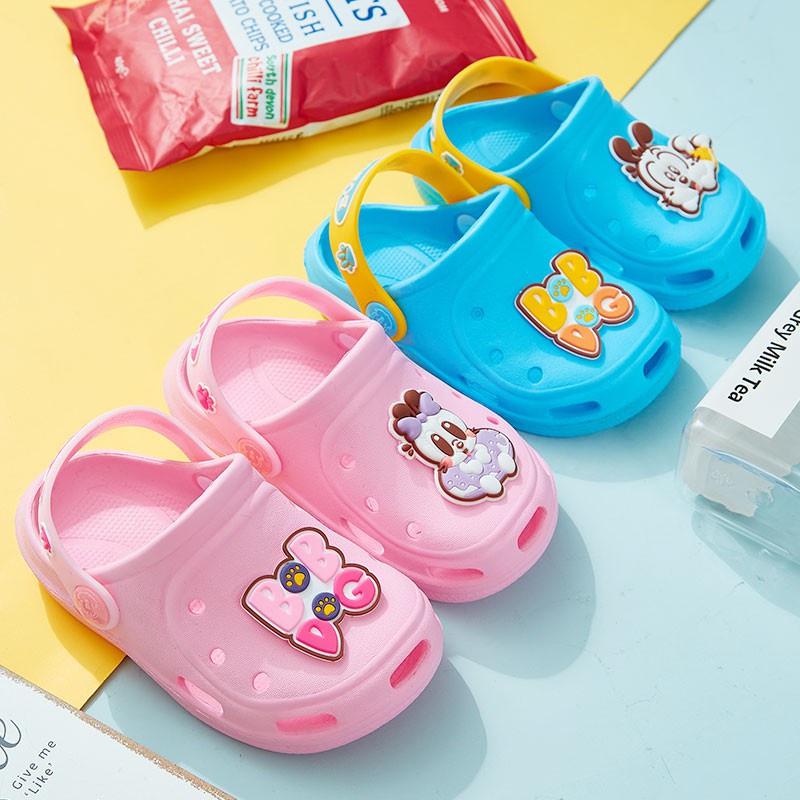 Dép sục cho bé Bobdog BD8019 sandal trẻ em có quai đeo siêu mềm nhẹ chống trơn trượt chính hãng