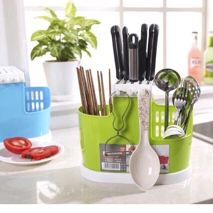 Ống Đựng Muỗng Đũa Dao Có Khe Thoát Nước