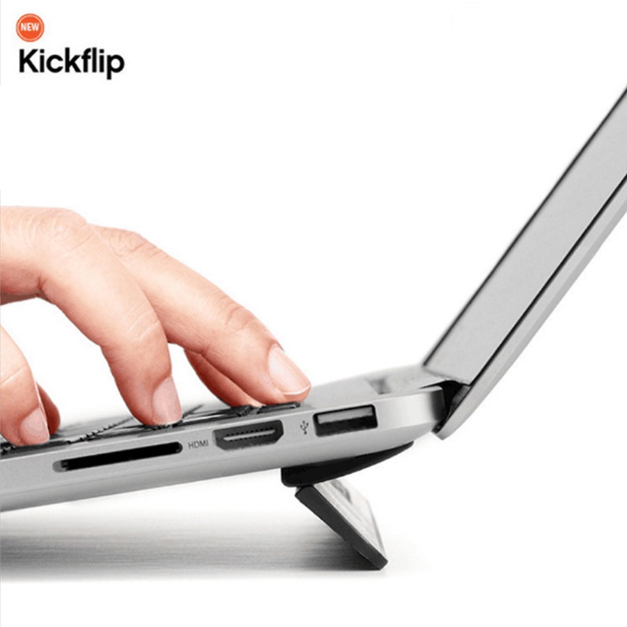 Kickflip - Kệ Đế Kê Tản Nhiệt Dạng Chân Gập Dán Cho Laptop, Macbook Tiện Dụng.