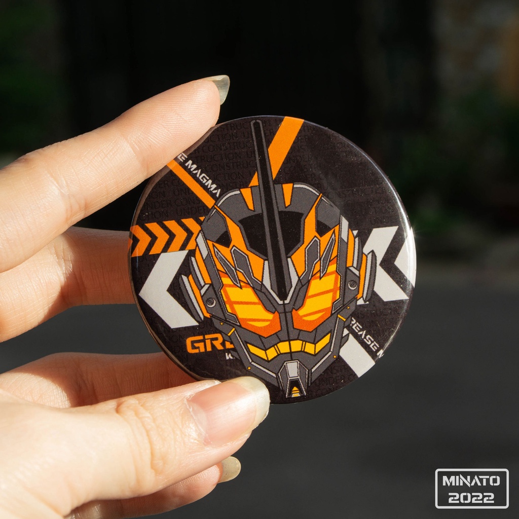 Huy Hiệu Kamen Rider Build - Cross z - Grease - Rogue
