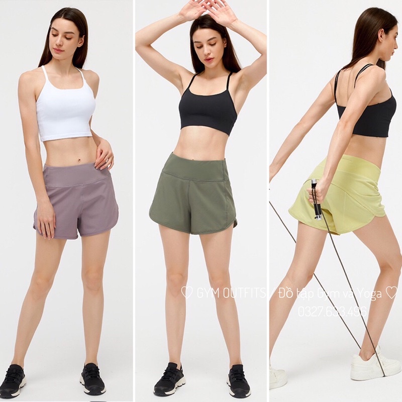 Quần Thể Thao Lululemon Speed Up High Rise Short 4" - Quần Đùi Chuyên Mặc Chạy Tập Gym Yoga Cao Cấp