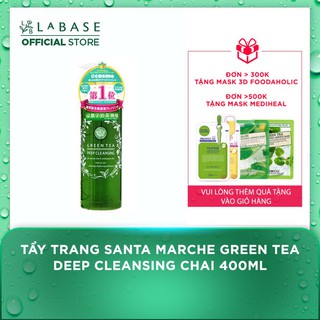 Tẩy trang trà xanh Santa Marche Green Tea Deep Cleansing 400ml thumbnail