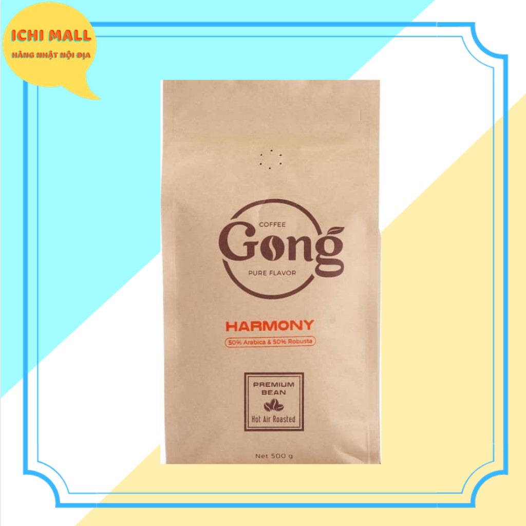 (HARMONY KÈM PHIN) Cà phê rang xay GONG- HARMONY – Cà phê nguyên chất